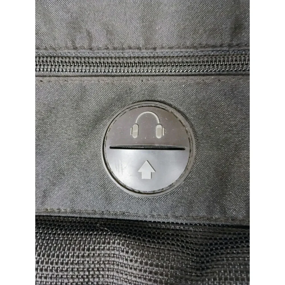 GAP Black Laptop Messenger Bag Briefcase Travel Work Commuter Organizer